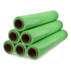 GENERICO - Film Stretch Verde1,7kg (350m) Pack Mayorista - Caja 6 Uds