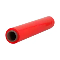 GENERICO - Film Stretch Rojo 1,7 kg 350m - Pack Mayorista