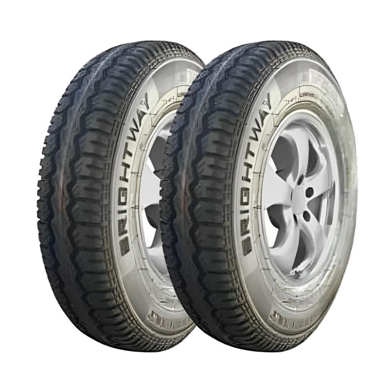 GENERICO - SET X 2 Neumáticos 550R13 LRP198 Brightway 8PR Ltr TL BLK CHN