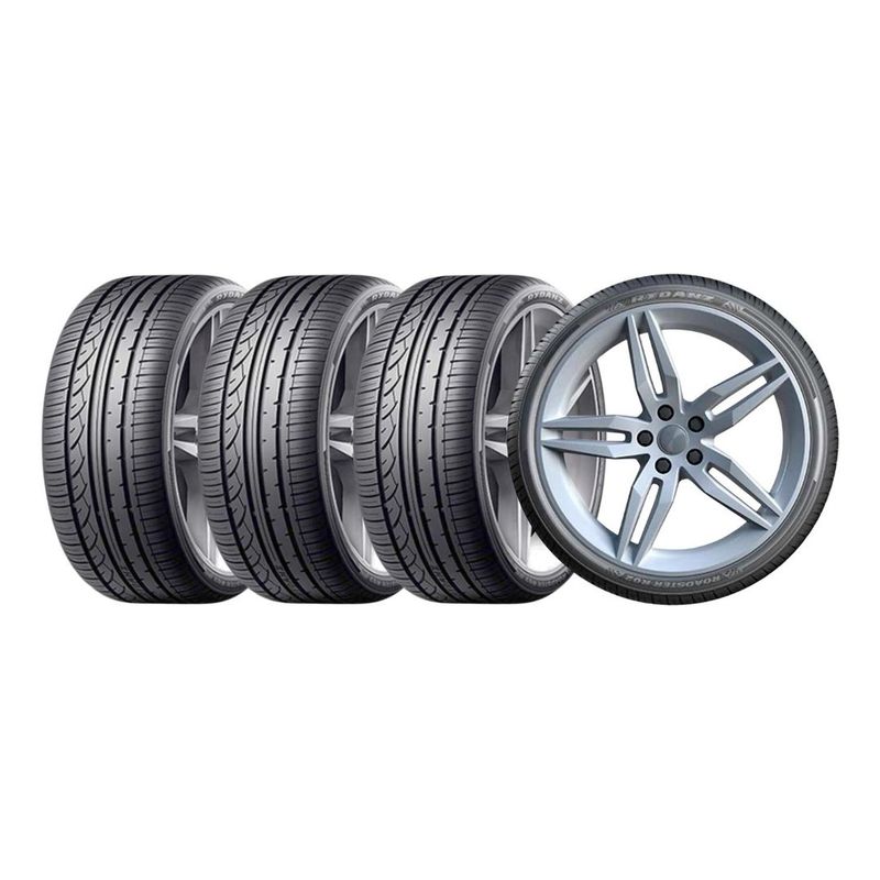 GENERICO - SETX4 Neumático 195/55R16 ROADSTER R02 Rydanz RUNFLAT