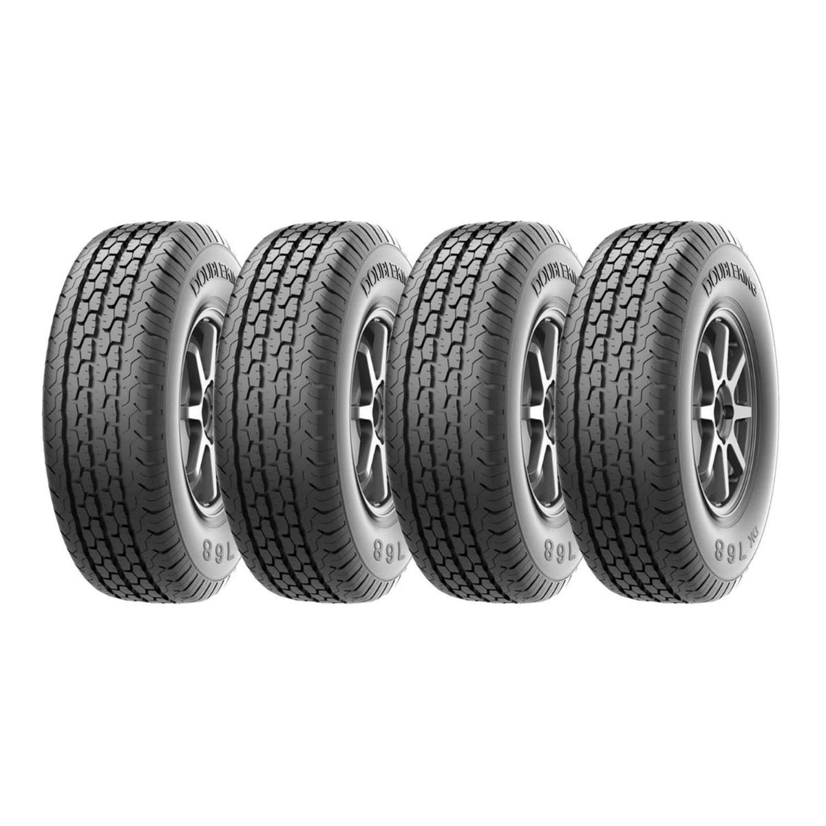 GENERICO - SET X 4 Neumáticos 185/65R15 DK768 Double king Ltr TL BLK CHN