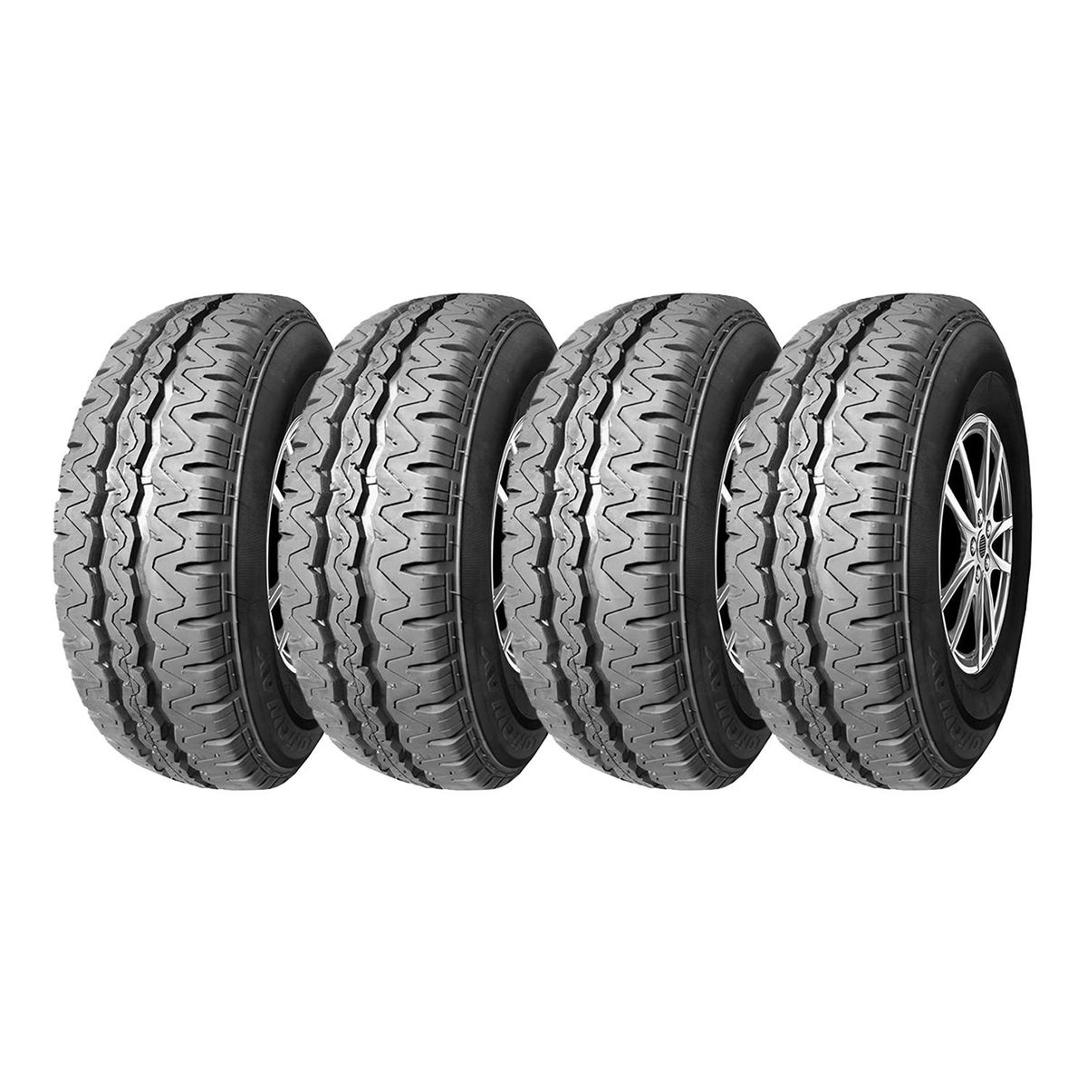 GENERICO - SET X 4 Neumáticos 550R13 94/92P ZT801 Longway 12PR Ltr CHN