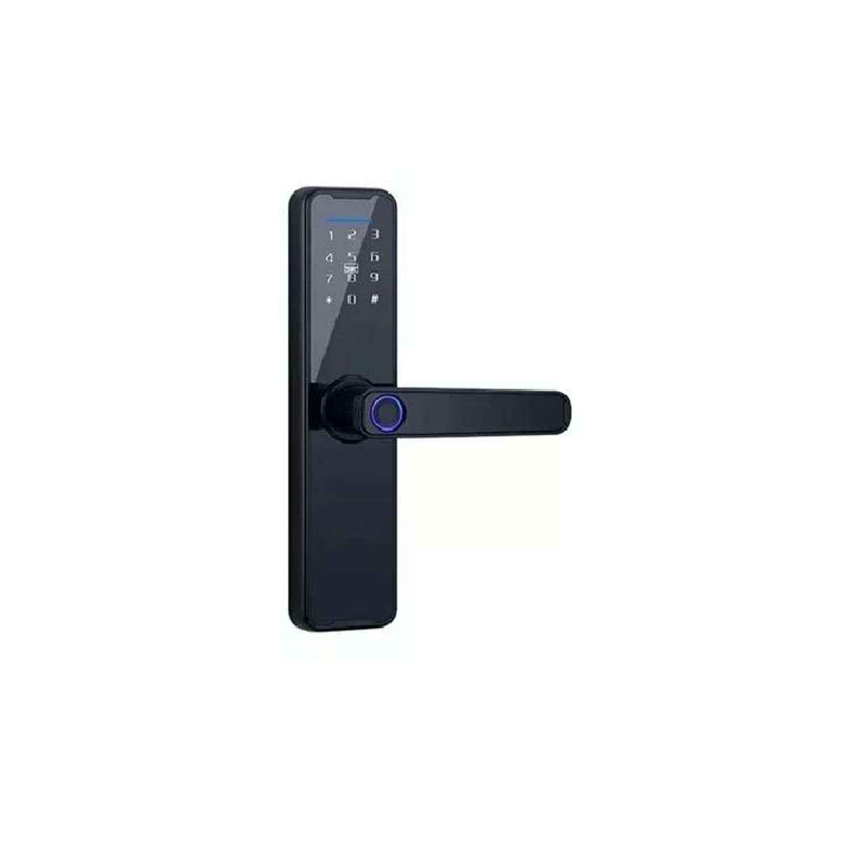 GENERICO - Cerradura Chapa Digital Electrónica Inteligente Wifi Huella Negra