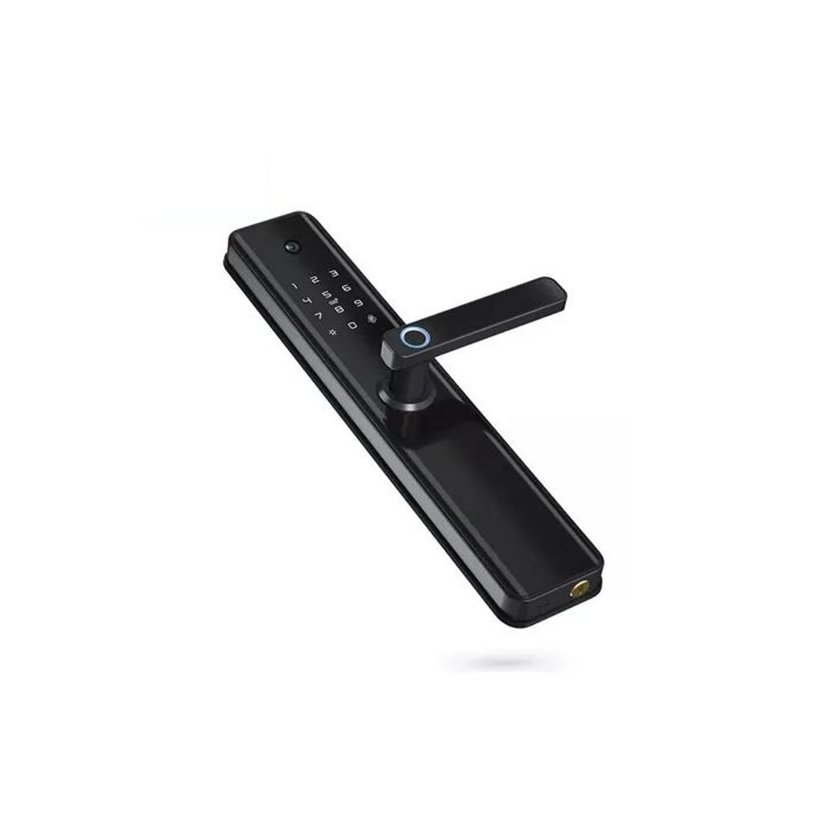 GENERICO - Cerradura Inteligente Tuya Wifi Con Huella Digital y Cámara Negra