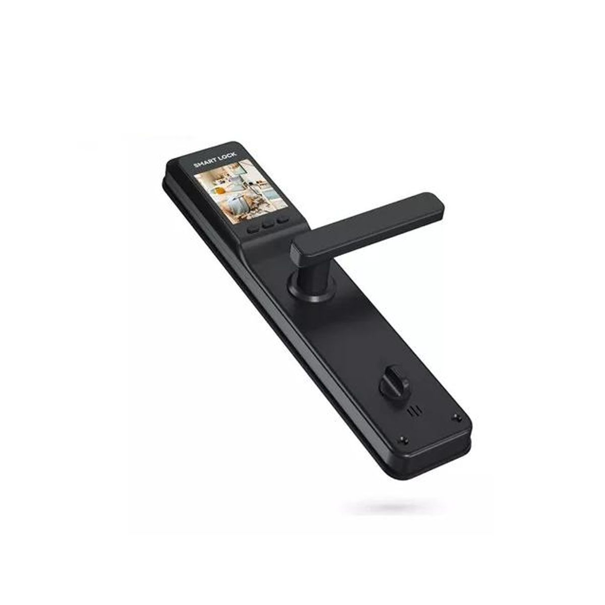 GENERICO - Cerradura Inteligente Tuya Wifi Con Huella Digital y Cámara Negra