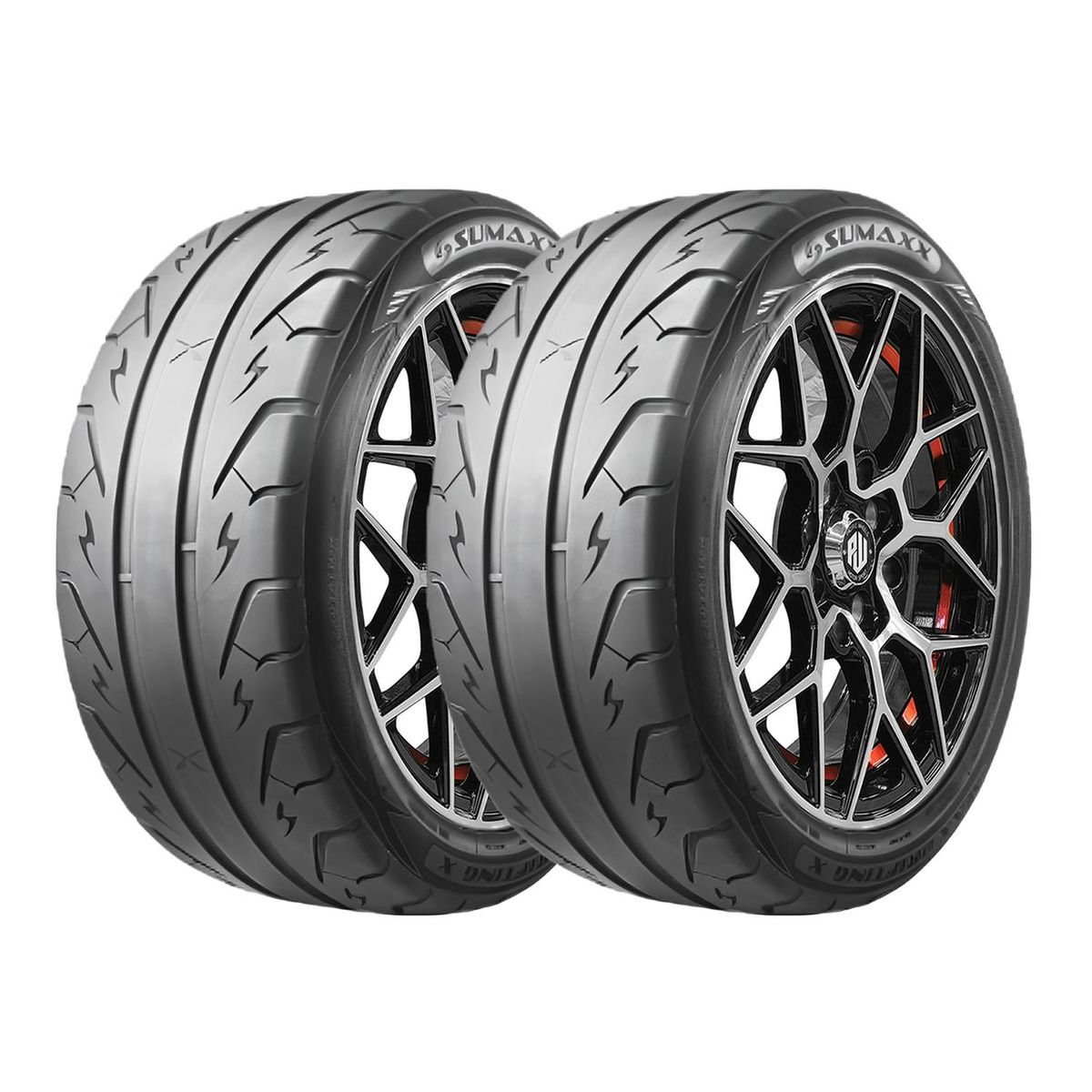 GENERICO - SET X 2 Neumáticos 205/50R16 91W MAX DRIFTING X Sumaxx Race-On TL BLK CHN