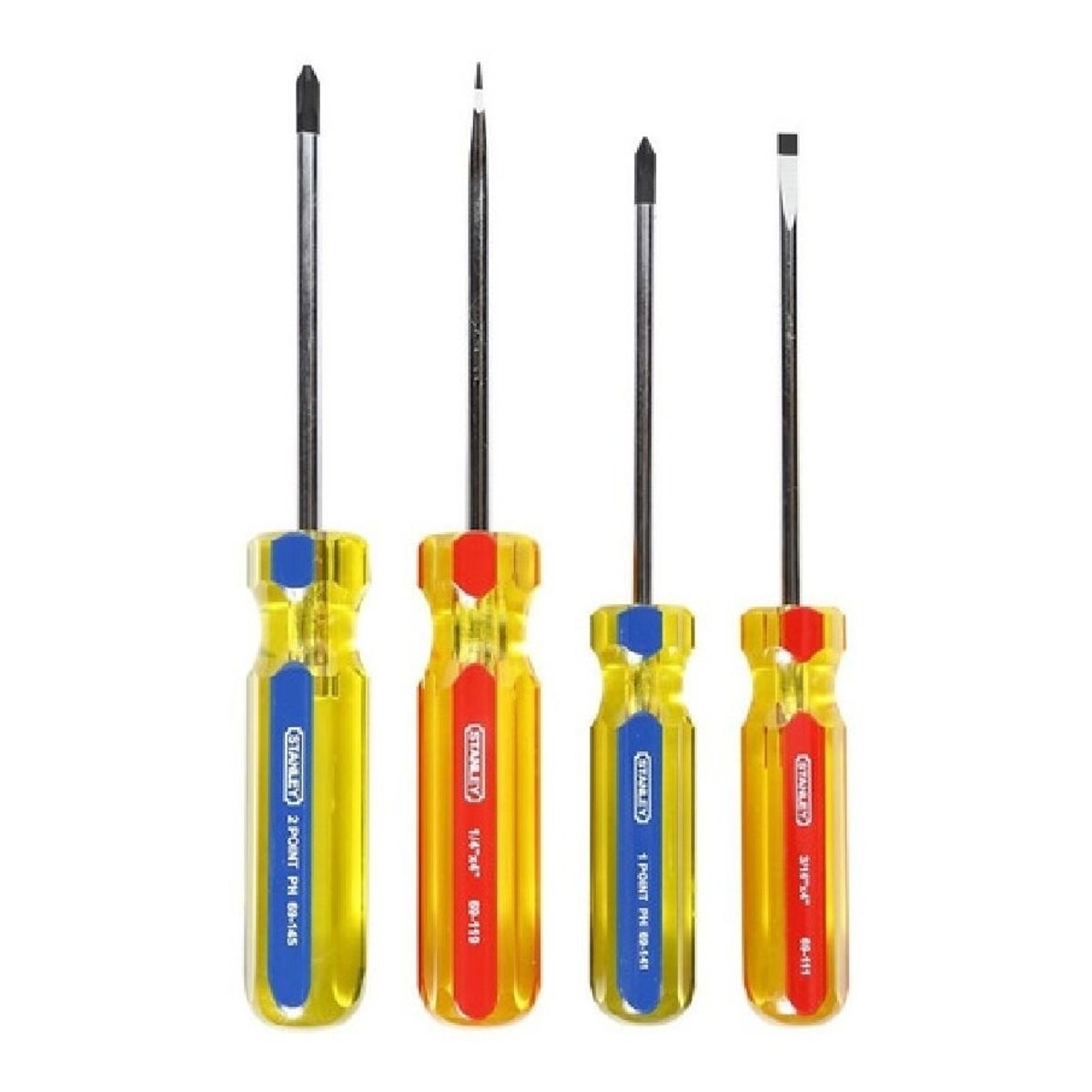 STANLEY - Set 4 Destornilladores Pro Paleta Y Cruz Stanley Stht69169