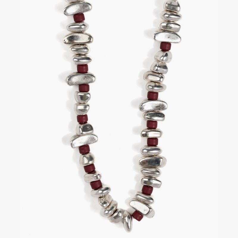LOUNGE - Collar Mostacillas Metal Boho