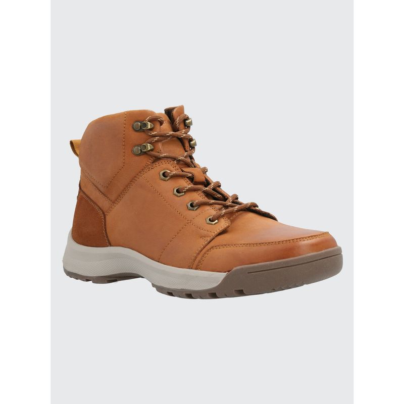 HUSH PUPPIES - Botín Cuero Hombre Theobald Café Claro HUSH PUPPIES