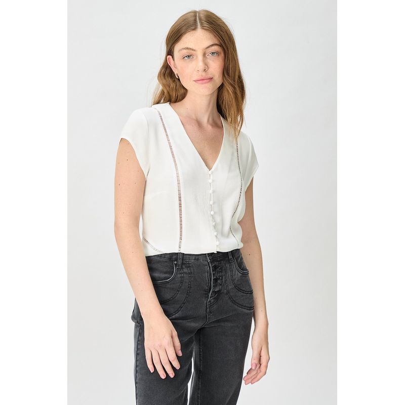 IO - Blusa Lisa Crudo iO