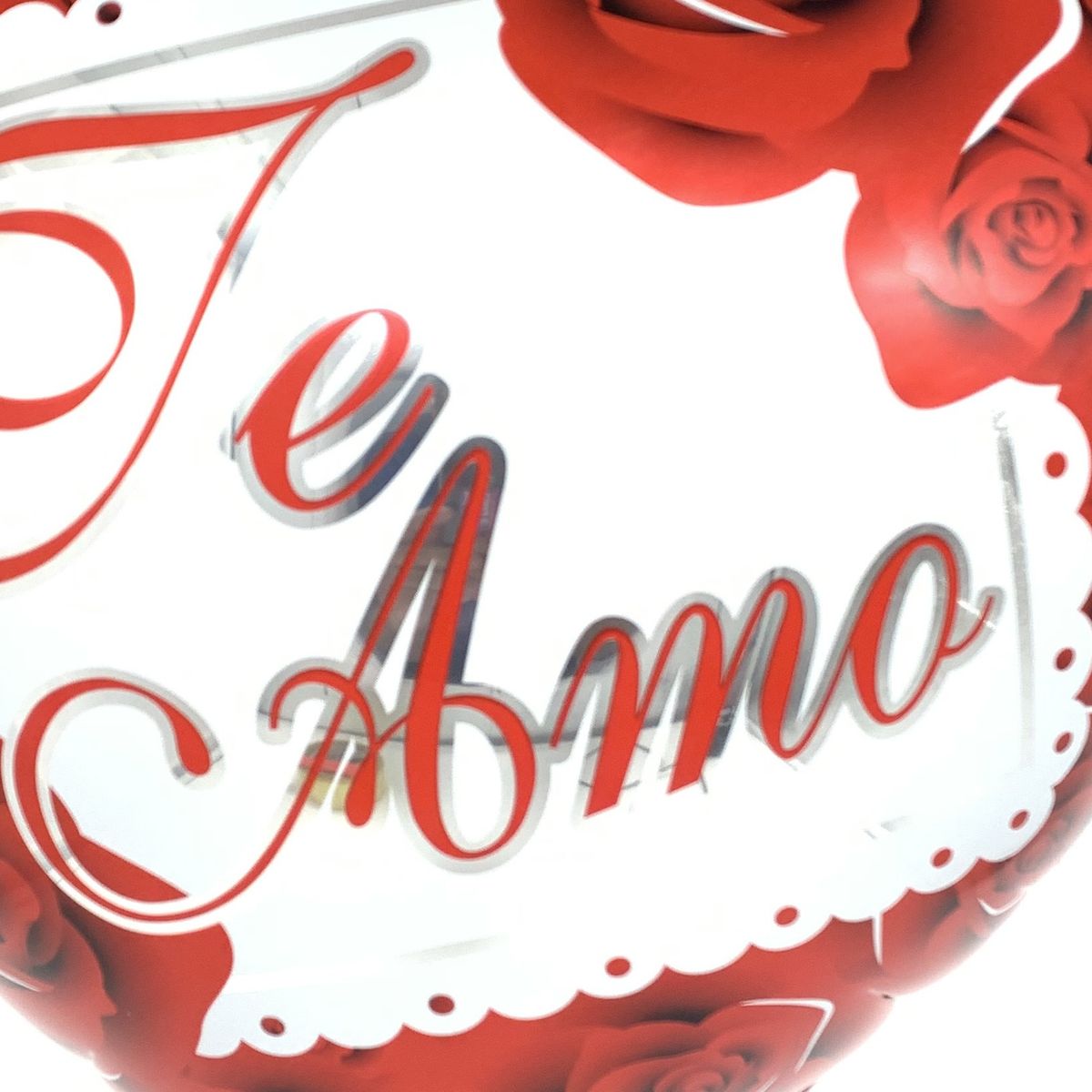 GENERICO - GLOBO METALICO 18 TE AMO ROSAS X 1UNI