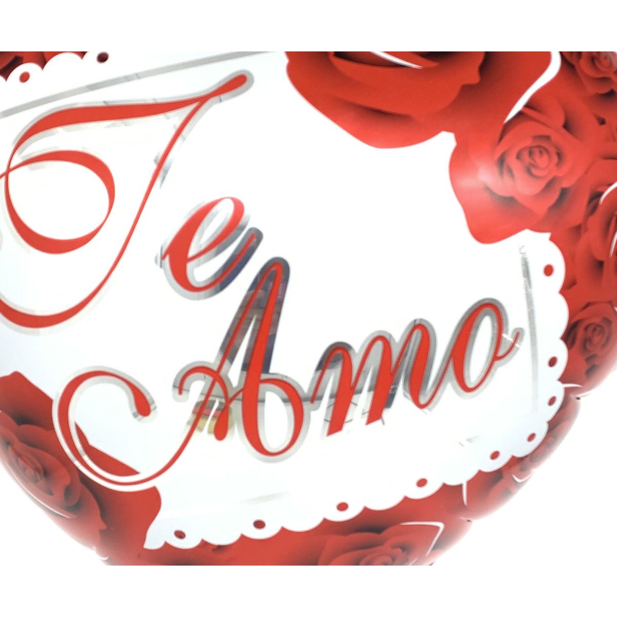 GENERICO - GLOBO METALICO 18 TE AMO ROSAS X 1UNI