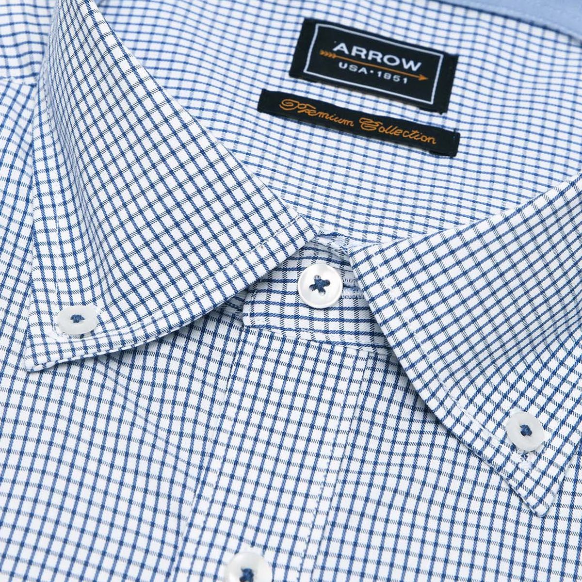 ARROW - Camisa Formal Cuadros Spandex Arrow ARROW