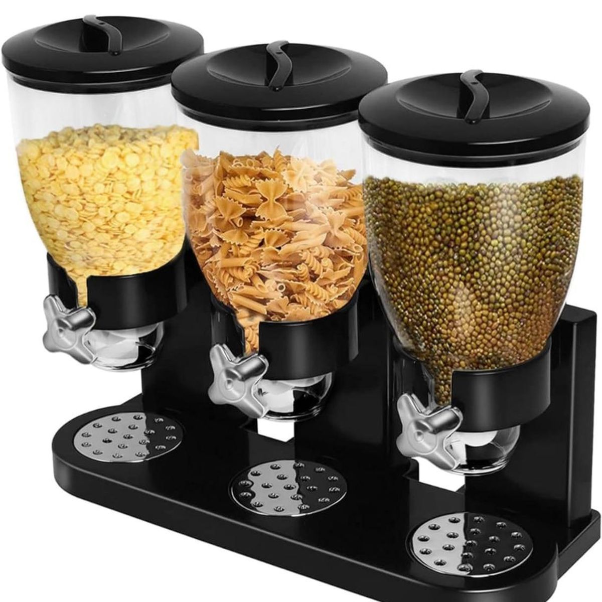 GENERICO - Dispensador De Cereal Triple Dispensador Hermético