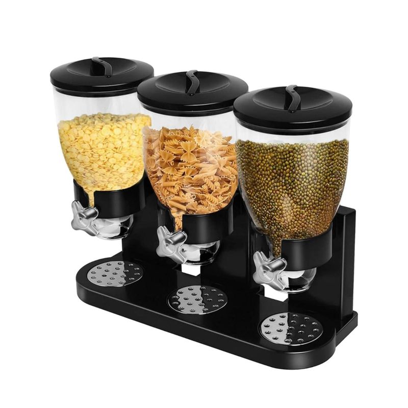 GENERICO - Dispensador De Cereal Triple Dispensador Hermético