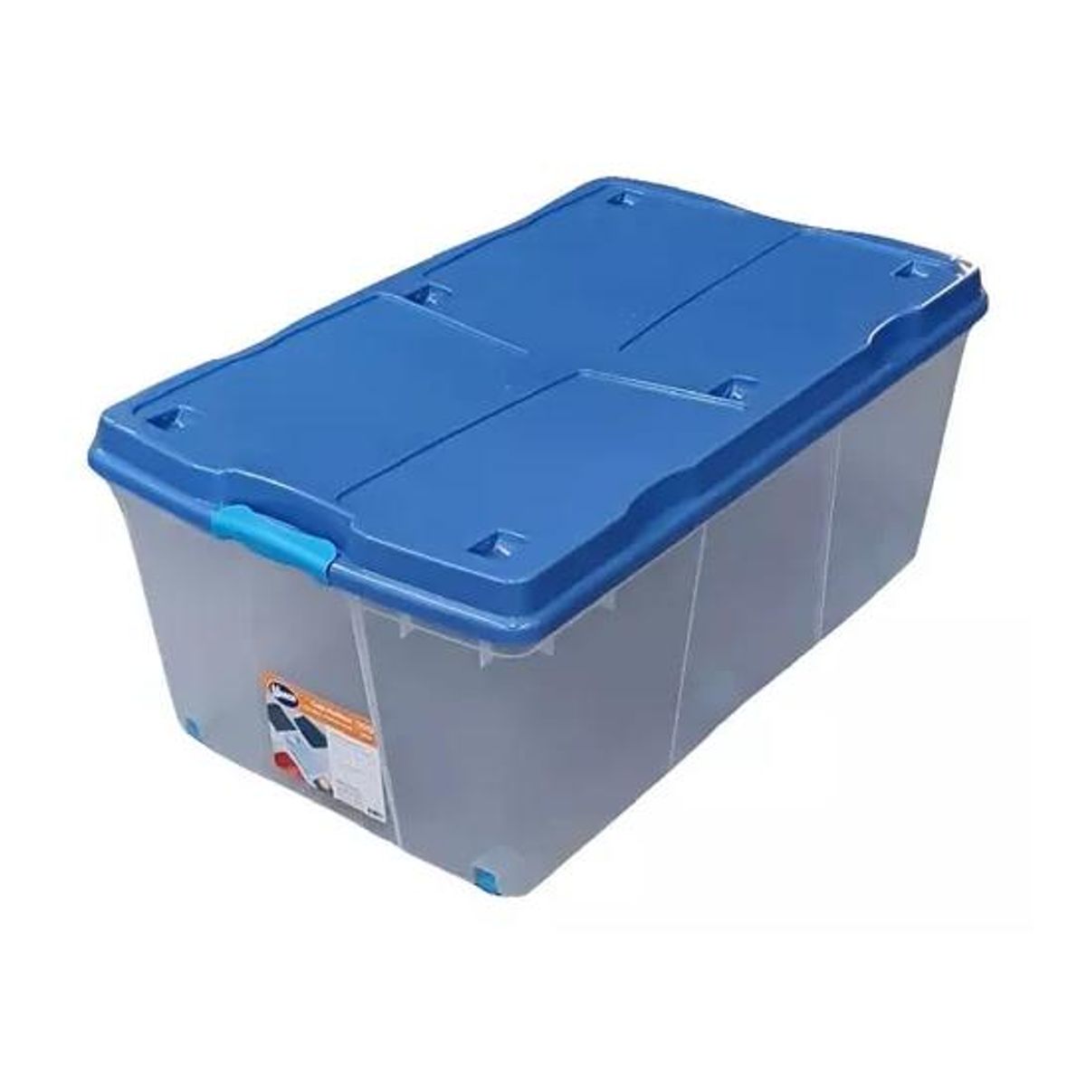 GENERICO - Caja Organizador 100 Litros Ruedas Agua Rollbox