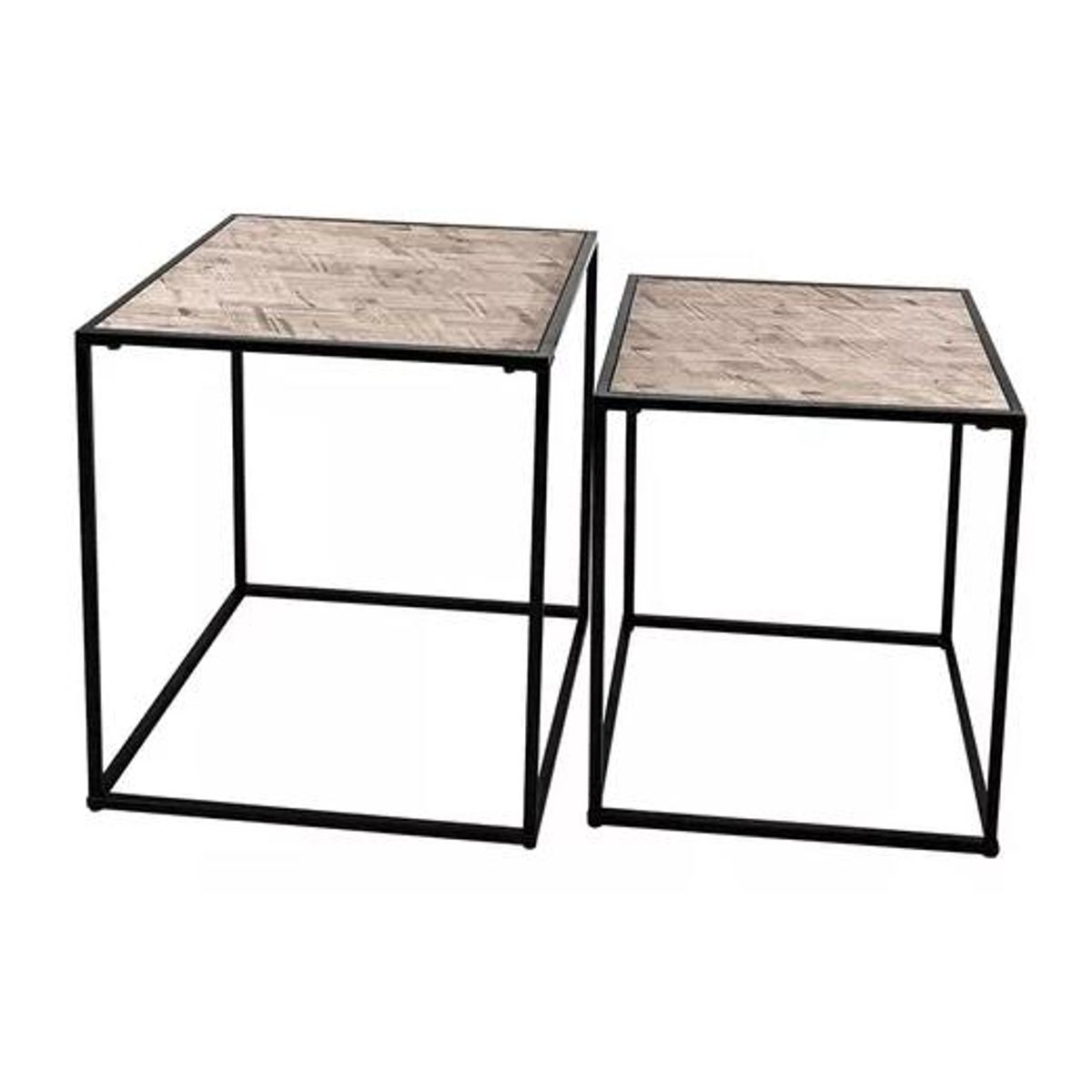 GENERICO - Set mesas apoyo arm mod 37x37x40 y 33x33x35 cm