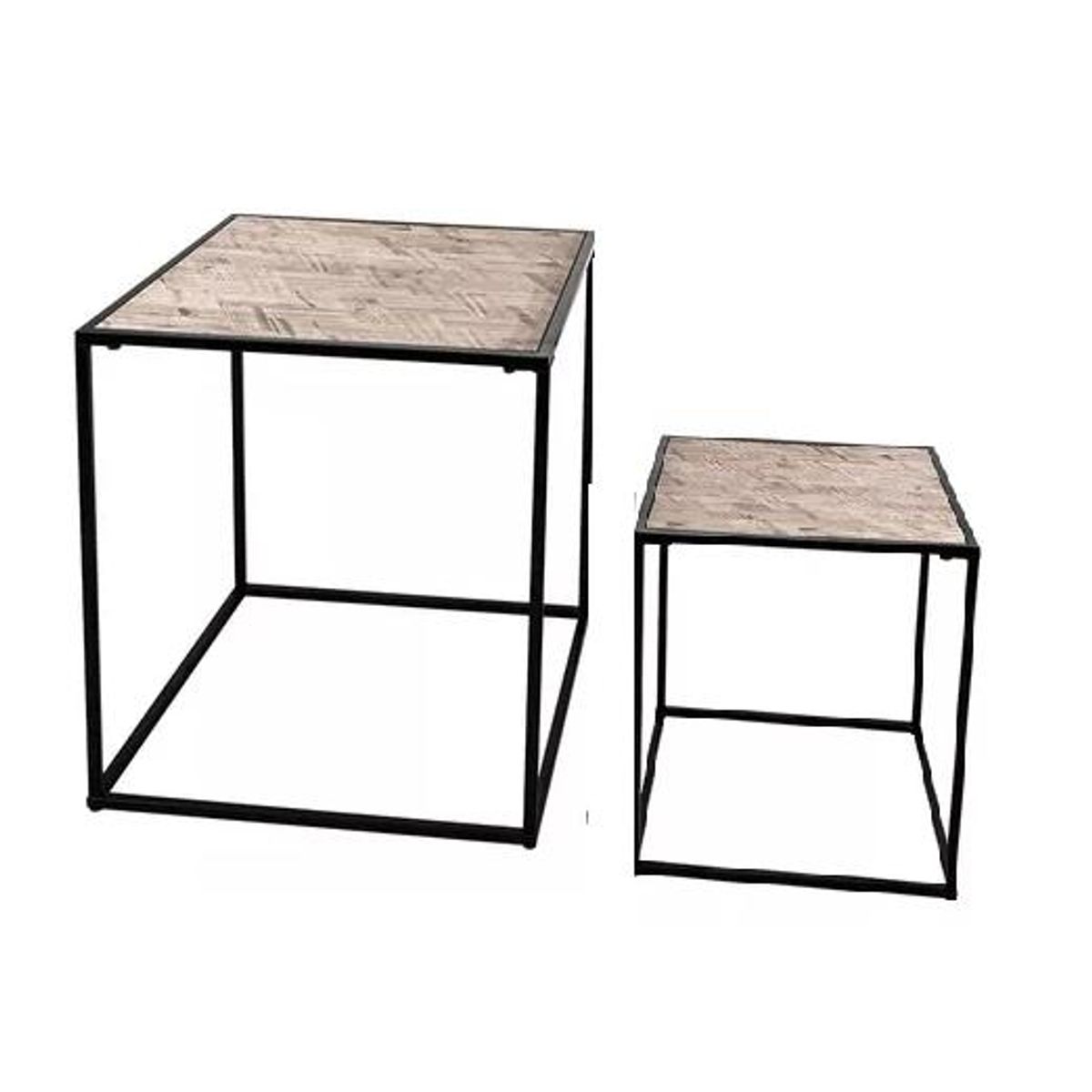 GENERICO - Set mesas apoyo arm mod 37x37x40 y 33x33x35 cm