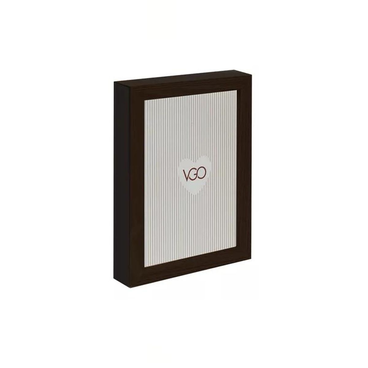 GENERICO - Marco Madera Tipo Box 10x15cm Negro