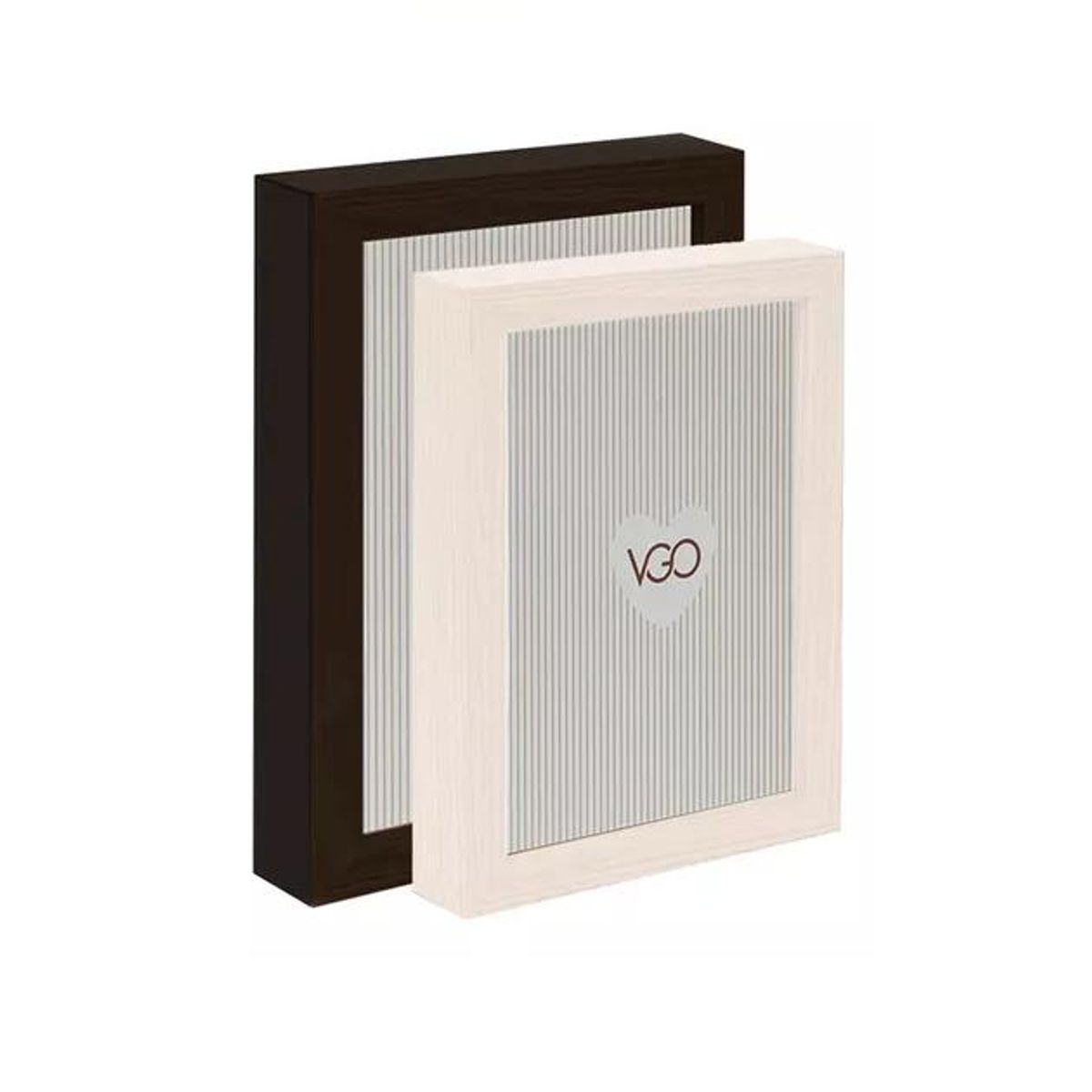 GENERICO - Marco Madera Tipo Box 10x15cm Negro