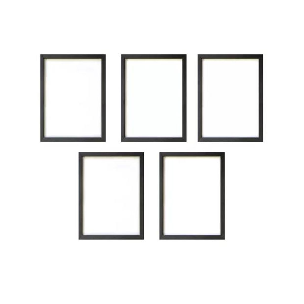 GENERICO - Pack Marcos para Foto Portarretrato Tamaño Decoración Cuadro Marrón Claro