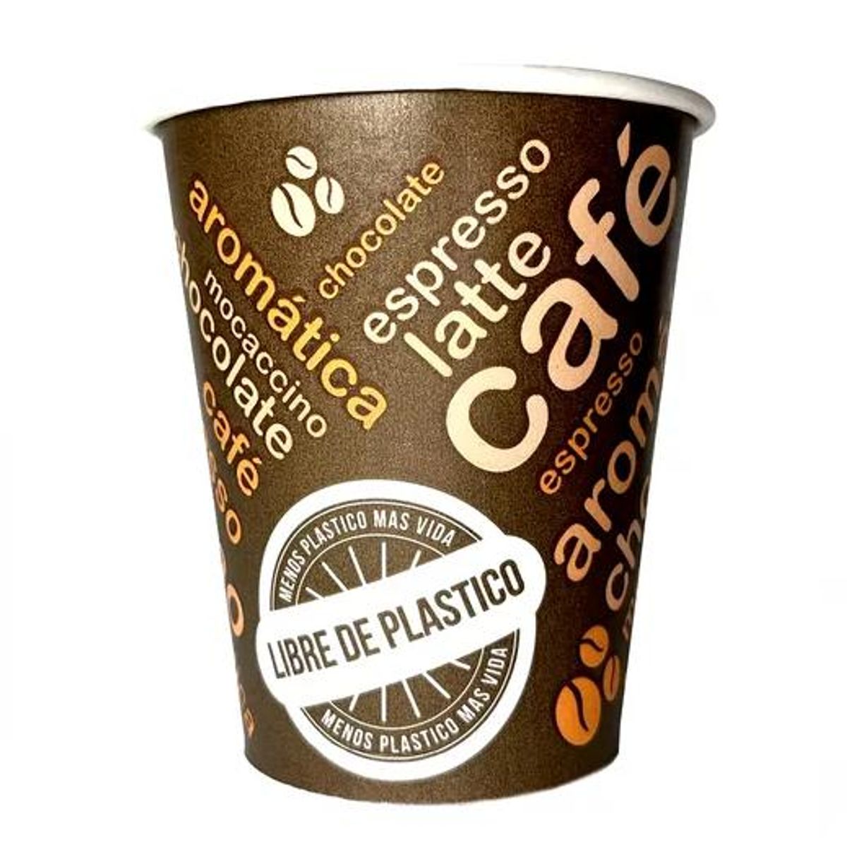 GENERICO - Caja Vasos Cartón 7oz207cc 1000 Uds