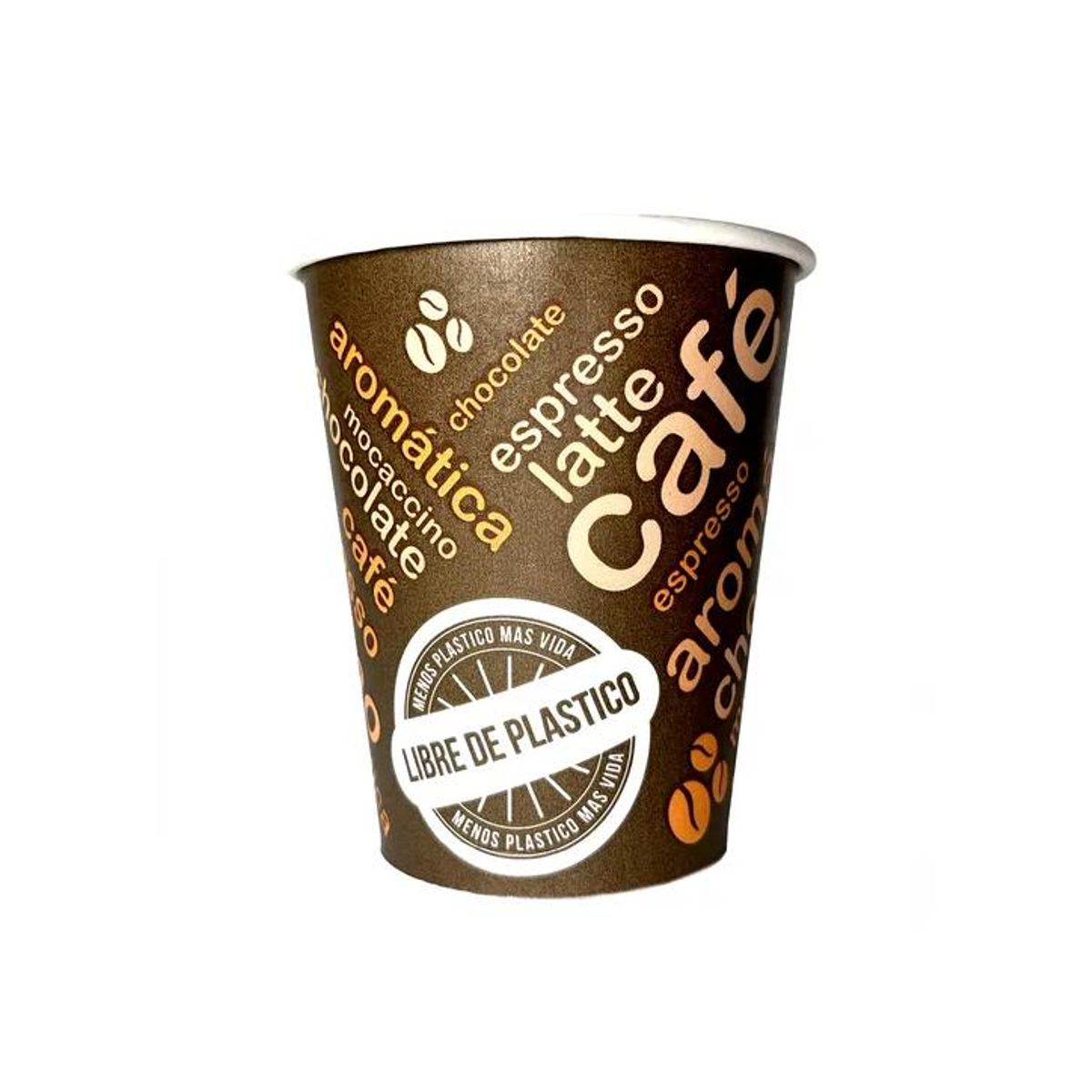 GENERICO - Caja Vasos Cartón 7oz207cc 1000 Uds