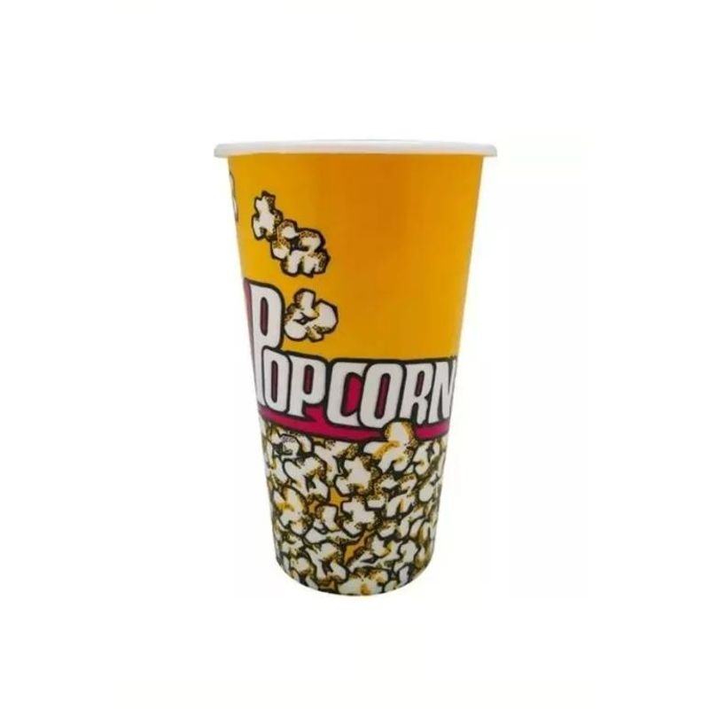 GENERICO - Pack 24 Vasos Plásticos Cabritas Popcorn 18x11cm