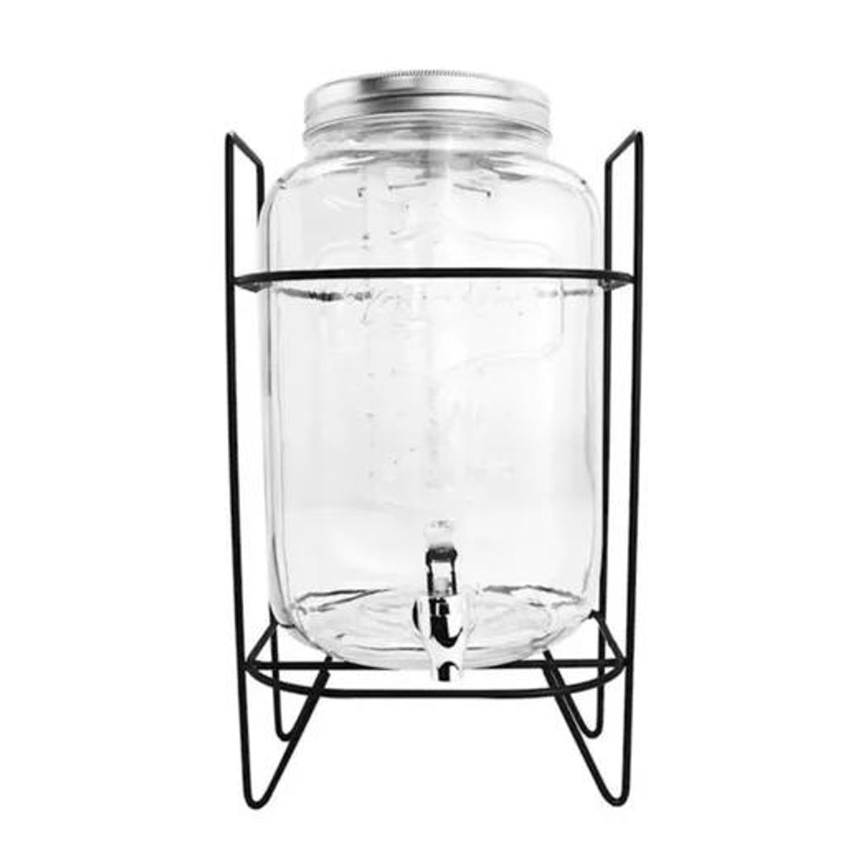 GENERICO - Dispensador Jugo 4 Litros Con Stand Metálico