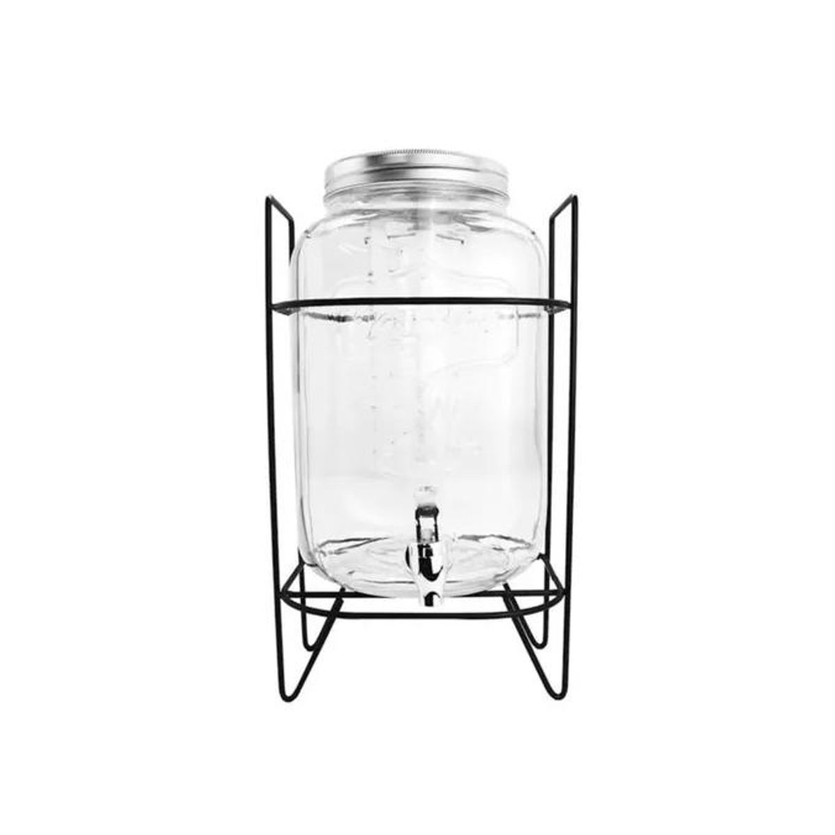 GENERICO - Dispensador Jugo 4 Litros Con Stand Metálico