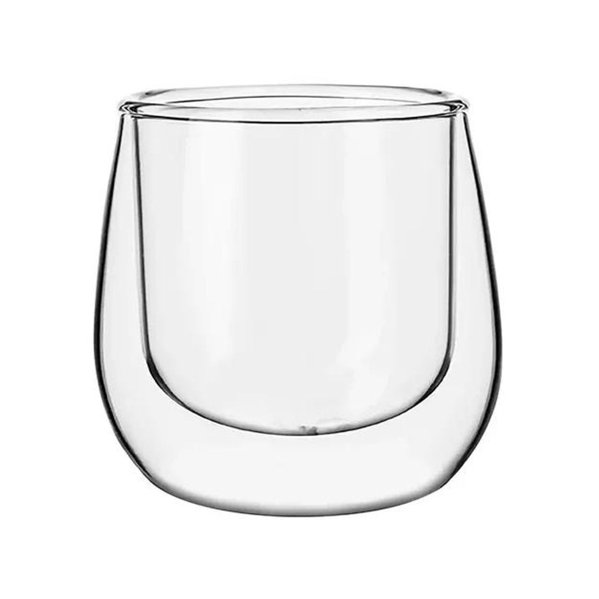 GENERICO - Set 2 Tazas Espresso Doble Pared 90ml