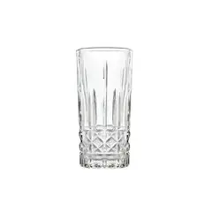 GENERICO - Set 6 Vasos Altos Stirling 360ml Vidrio Trago Largo