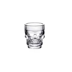 GENERICO - Vaso Shot Tequilero Calavera Vidrio 6 Pcs 65ml