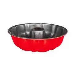 COOK IN - MOLDE QUEQUE REDONDO ANTIADHERENTE 24 CM - Plateado