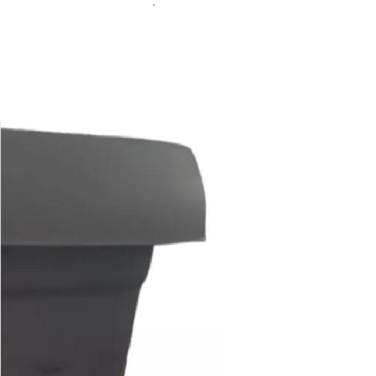 GENERICO - Macetero Redondo con Plato 30cm Gris