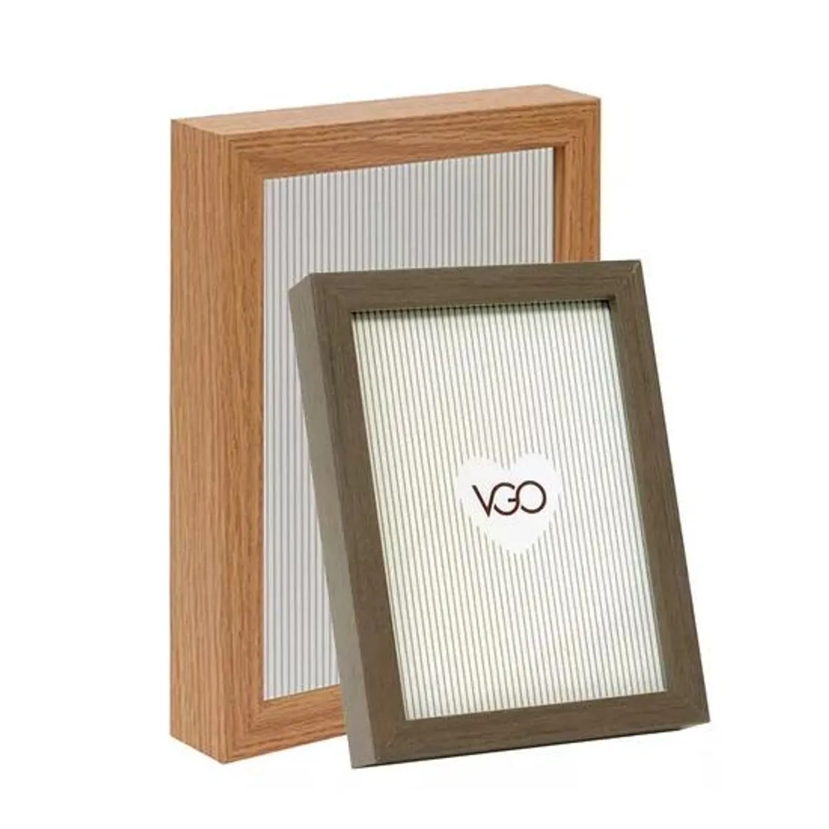 GENERICO - Marco Madera Tipo Box 13x18cm Marrón