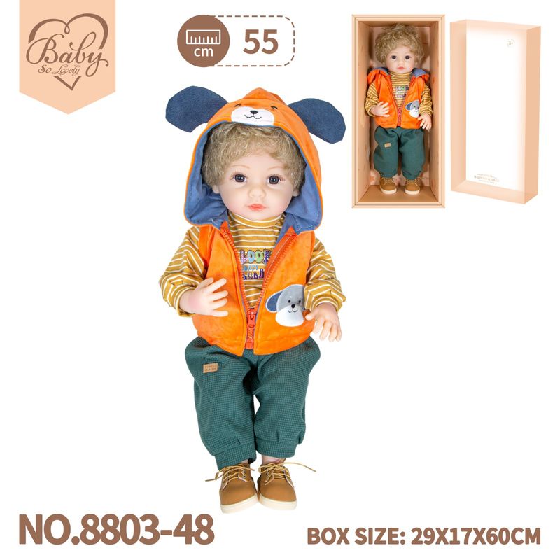 GENERICO - Muñeca Realista Silicona Completa 55cm danut
