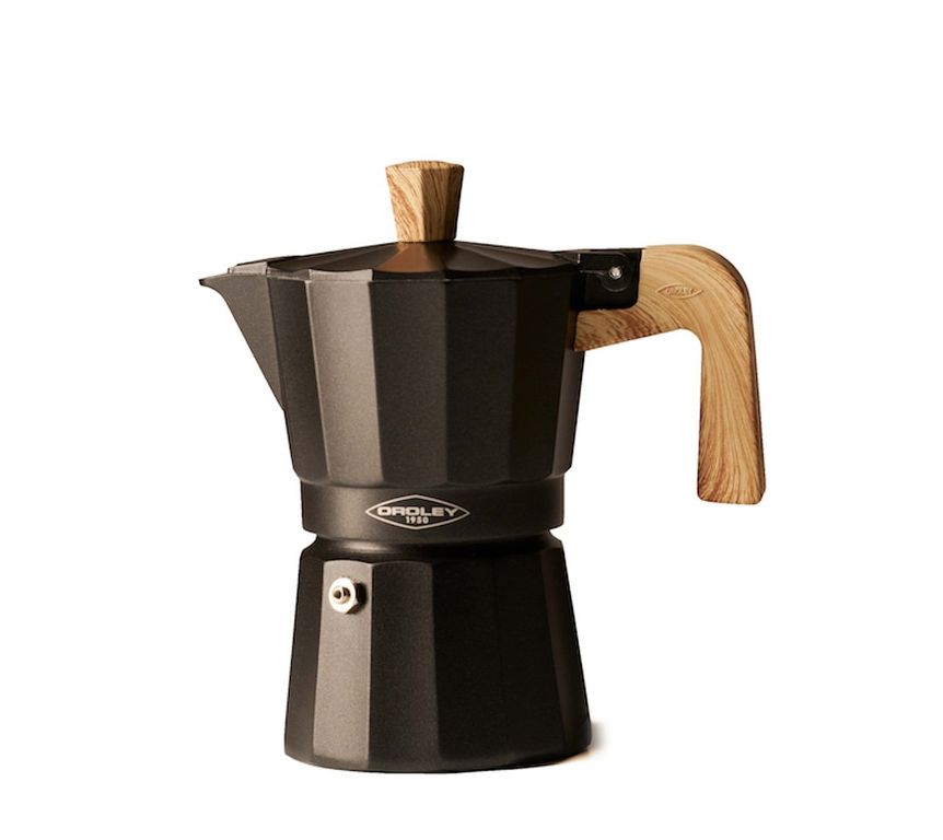Cafetera italiana para 3 tzs New Dakar Negra