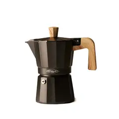 OROLEY - Cafetera italiana para 3 tzs New Dakar Negra