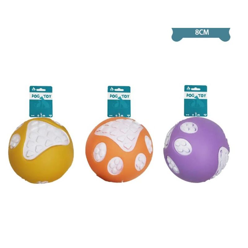 GENERICO - Bola Con Sonido Color Aleatorio 8Cm 60G