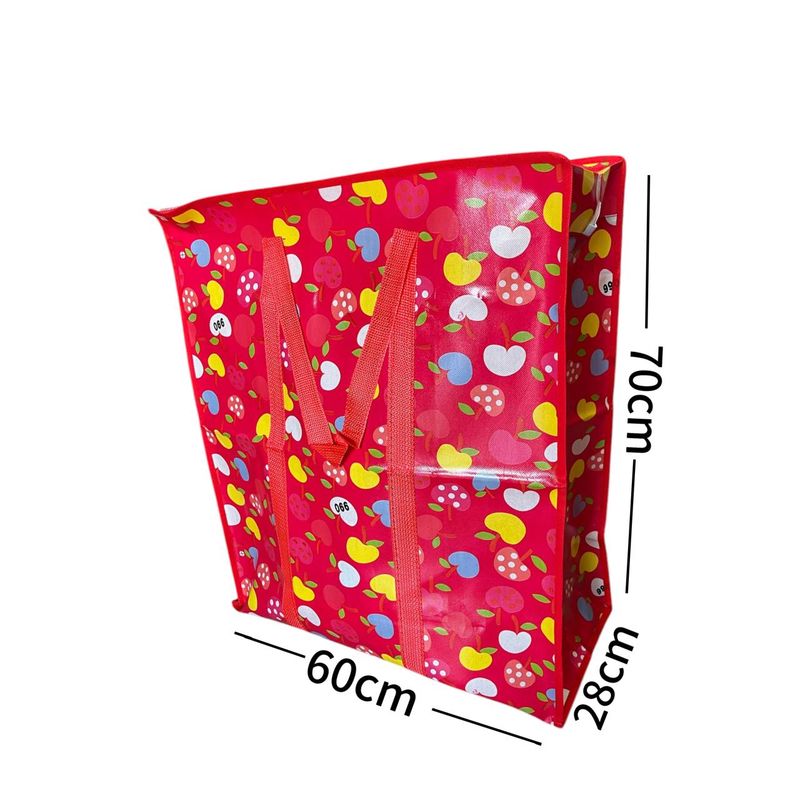 GENERICO - 3 Bolsas Matuteras Grandes Con Cierre 70X60X28cm Surtidas