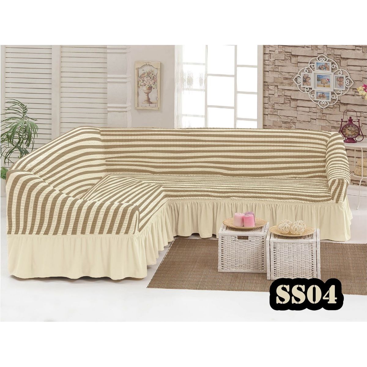 GENERICO - funda de sillon L diseño turco