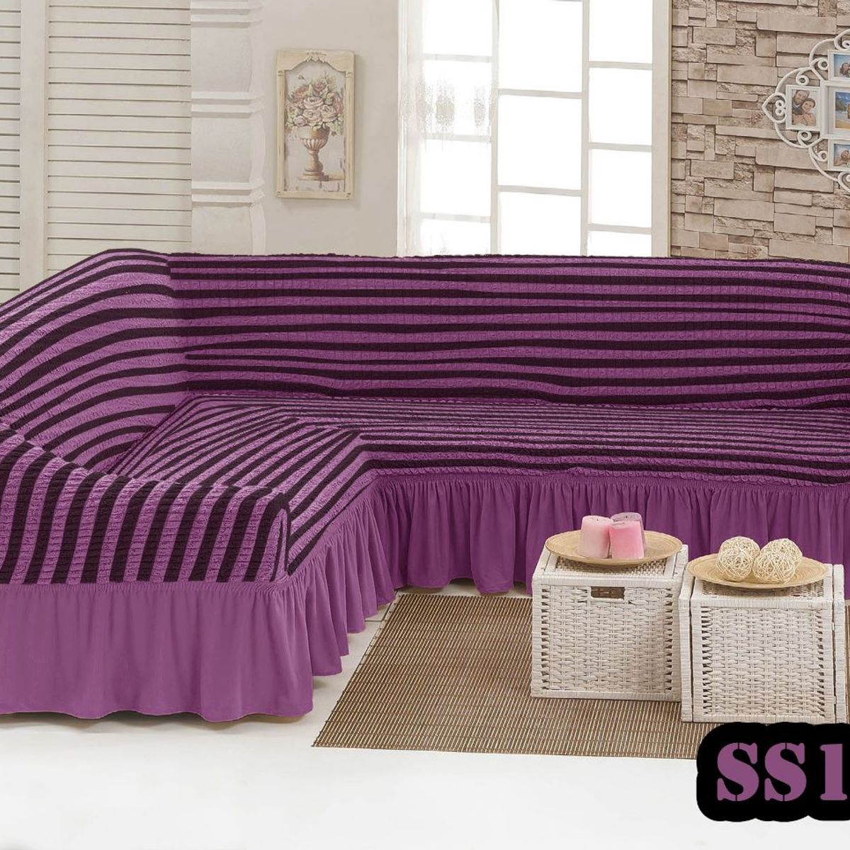 GENERICO - funda de sillon L diseño turco