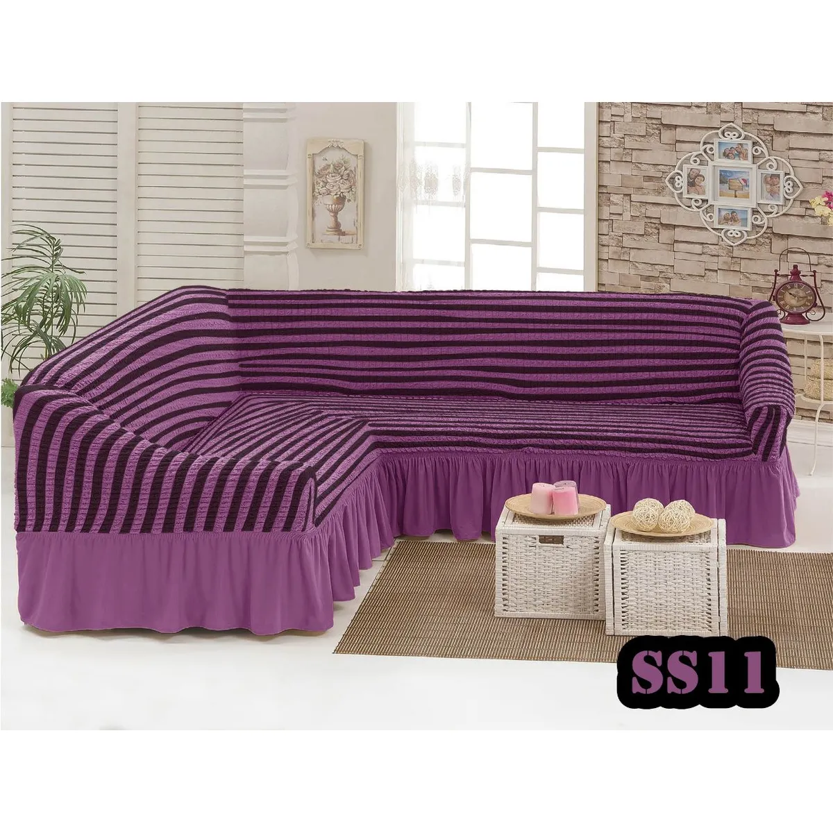 GENERICO - funda de sillon L diseño turco