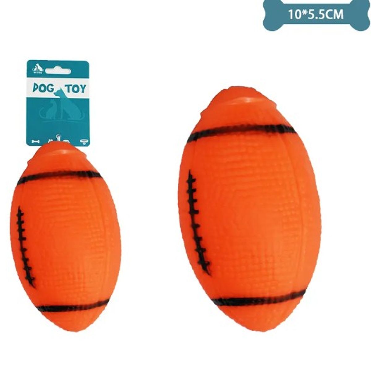 GENERICO - Balón De Fútbol Americano Para Mascotas 1055Cm