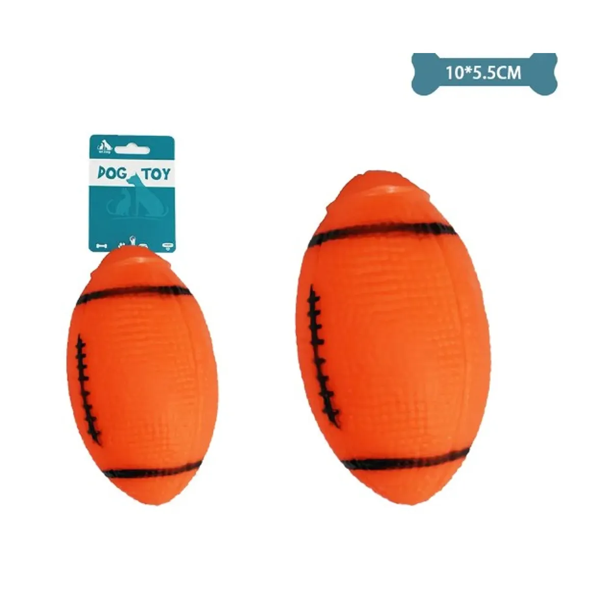 GENERICO - Balón De Fútbol Americano Para Mascotas 1055Cm