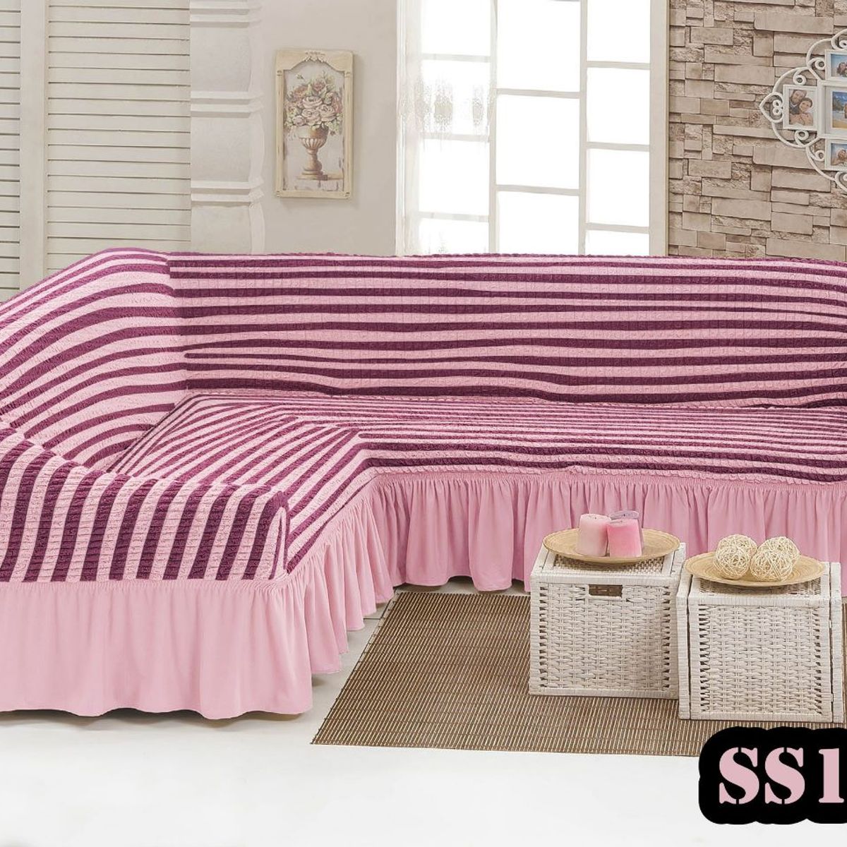 GENERICO - funda de sillon L diseño turco