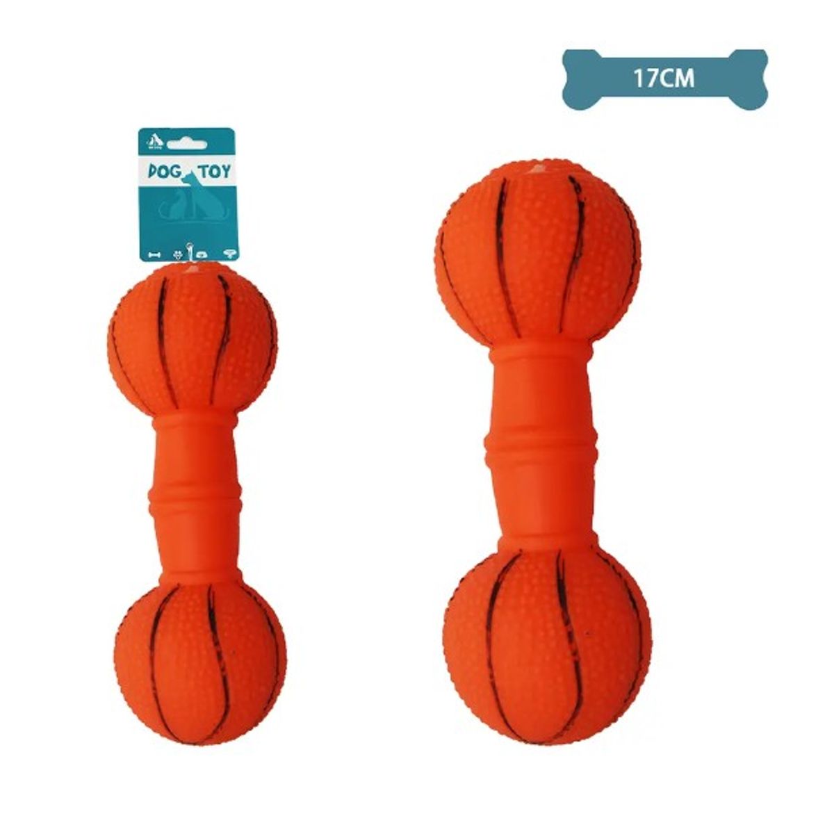 GENERICO - Mancuerna De Baloncesto Para Mascotas 17Cm 60G