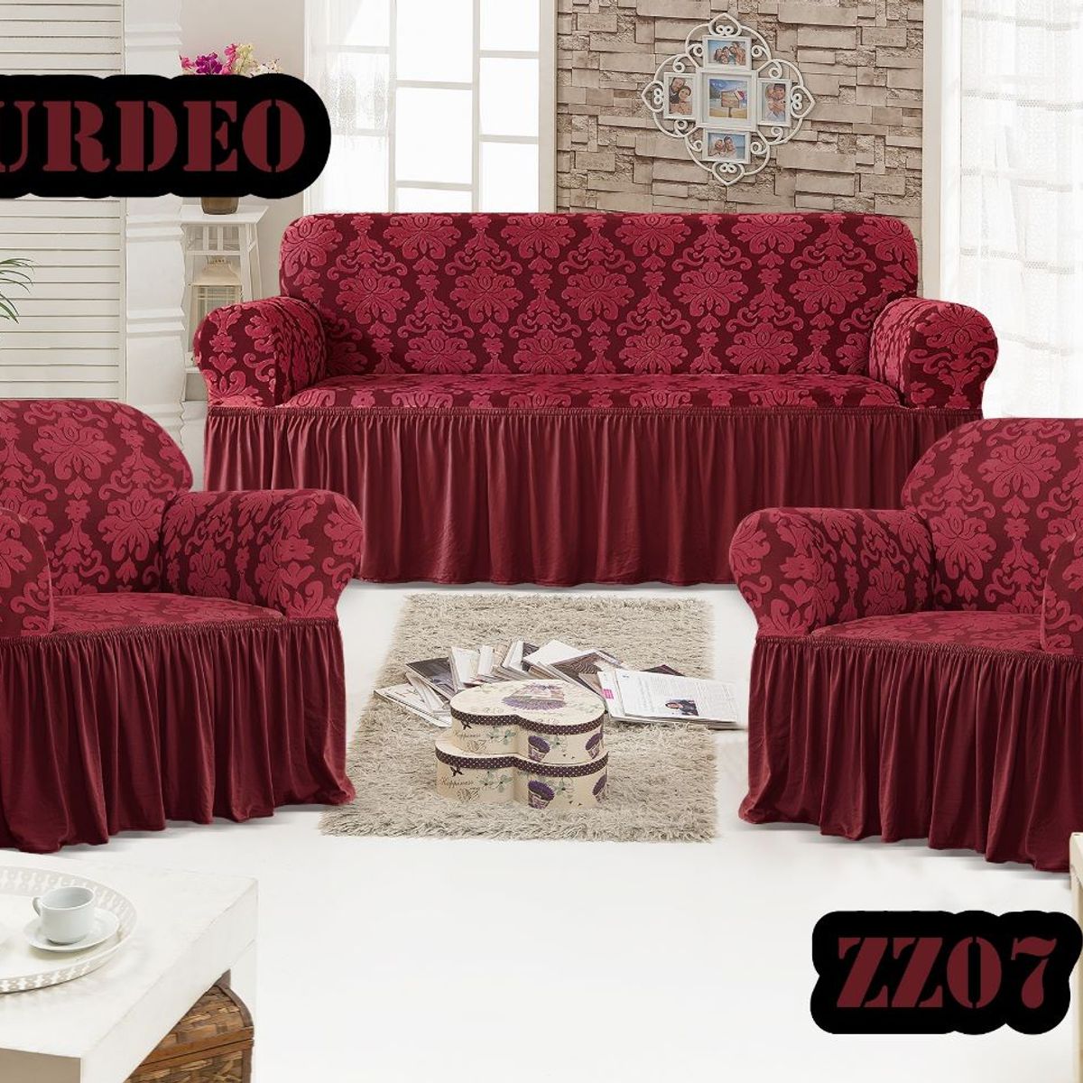 GENERICO - funda de sillon 3-1-1 turco rieleve