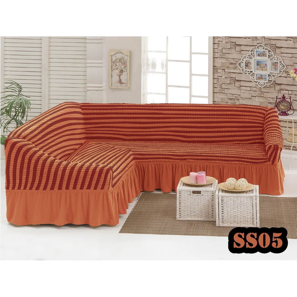 GENERICO - funda de sillon L diseño turco